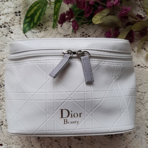 Dior Handbags - DIOR White Cosmetic Bag